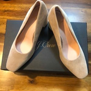 Suede J. Crew Pumps